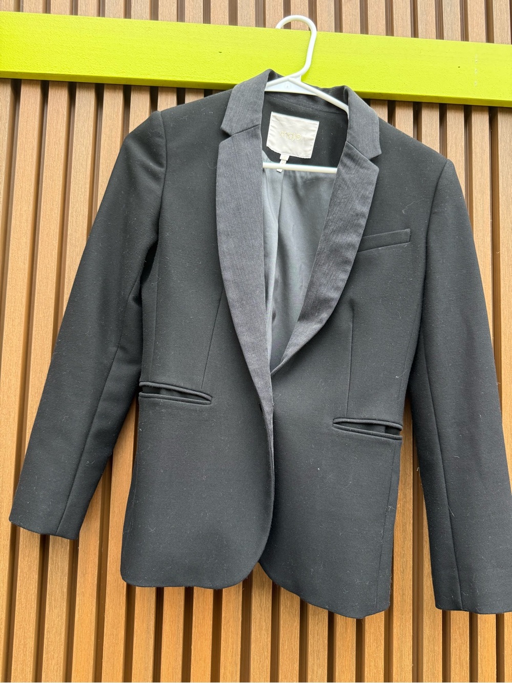 Maje Black Blazer - Classic Tailored Jacket